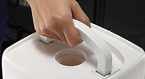 BLACK+DECKER Air Humidifier, 3L, Compact Ultrasonic, High Mist Output, Adjustable Mist Intensity, Water Impurity Filter, Direction-Adjustable Nozzle, Fragrance Compartment, White - HM3000-B5