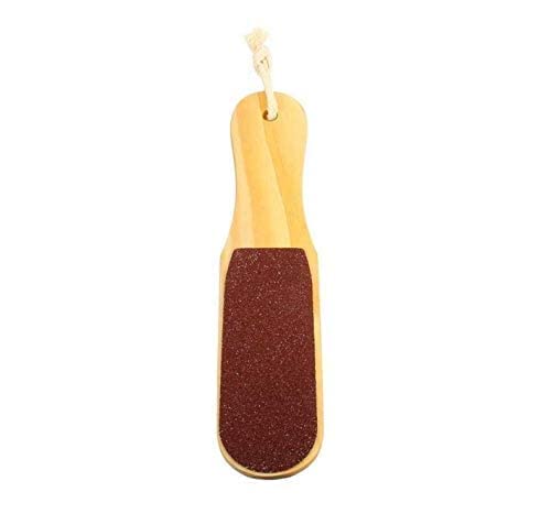 NIBE EMINENT Pedicure Wooden Foot File Double-sided Callus Makeup Remover Pedicure File (Black)