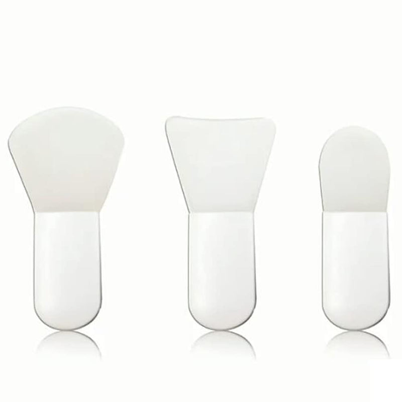 KASTWAVE Face Mask Applicator Brushes, Mini Makeup Spatula Portable Beauty Tools Set for Facial Mud, Cosmetic Mask, Facial Clay, Eye Mask, Body Lotion, Body Butter, Serum, Cream(3PCS)