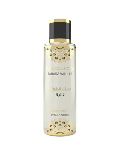 Gulf Orchid Musk Collection Tahara Vanilla Perfume Gift Set Body Mist 250ml Concentrated Perfume Oil 12ml Eau De Parfum 60ml Perfumes for Men Perfume for Women