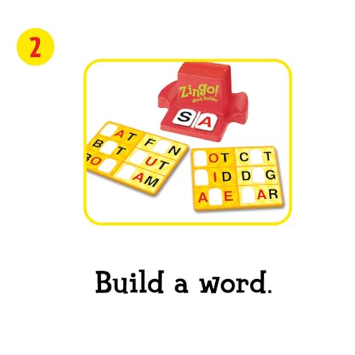 Think Fun (Zingo Word Builder) - Zingo Word Builder Early Reading Game - Award Winning Game for Pre-Readers and Early Readers