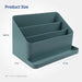 BLUE GINKGO Desk Organizer - Office Organization | Stationery, Craft Organizer, Pencil Holder, Pen Holder for Desk | Office Desk Accessories (Made in Korea) - Green
