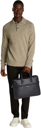 Calvin Klein Ck Must Laptop Bag Work Bags For Men Ck Black Os