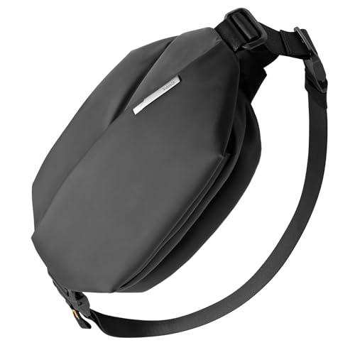 Inateck Compact Bum Bag 4L, Stylish Sling Bag Men Women Waterproof Chest Bags Shoulder Bag Shoulder Bag Crossbody Bag for Travel School Hiking