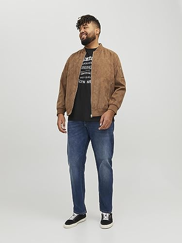 JACK & JONES Men's JJETOBY PUFFER COLLAR SN Jacket