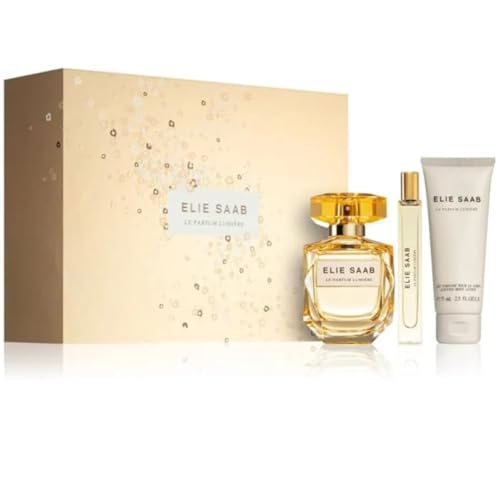 Elie Saab Le Parfum Lumiere For Women Set Edp 90Ml + Edp 10Ml + Bl 75Ml Transparent/Combination