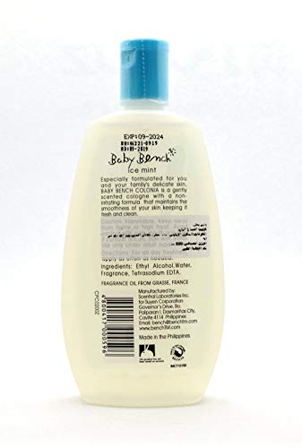 Baby Bench Colonia Ice Mint Cologne (200ml)