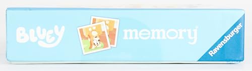 Ravensburger Bluey Mini Memory - Matching Picture Snap Pairs Game For Kids Age 3 Years and Up