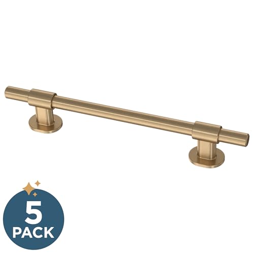 Franklin Brass Bar Adjustable Cabinet Pull, 1-3/8" to 6-5/16" (35-160mm), 5-pack, Champagne Bronze P44365-CZ-B