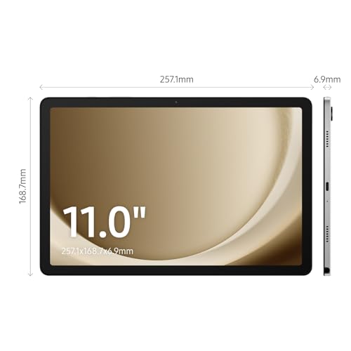 Samsung Galaxy Tab A9+ 5G Android Tablet, 4GB RAM, 64GB Storage, Graphite (UAE Version) (Renewed)