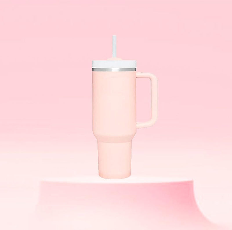 Quencher H2.0 Flowstate Tumbler Stainless Steel Vacuum Insulated Tumbler With Lid and Straw - For Water, Iced Tea, Coffee And More (BubbleGum)