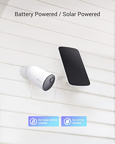 EZVIZ CB3 Security Camera with Battery, 1080p Wifi Camera CCTV, Outdoor Wire-free IP Camera with Two-way Audio, Waterproof, PIR Senser, Smart Human Motion Detection, Work with Solar Panel & Alexa