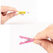 100PCS Colored Mini Tiny Wooden Clothespins, Small Sturdy Clothespins for Dry Laundry on Clothesline, Bag Clips, Crafts, Photos, Home, School