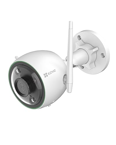 Ezviz C3N-Smart Ai Outdoor Security Camera Hd 1080P Full Color Night Vision 2.4G Ip66 Waterproof Surveillance System With Detection Activity Alert Deterrent Alarm
