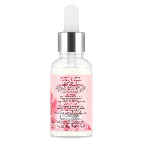 POND'S Bright Beauty Triple Glow Serum, with Niacinamide and Hyaluronic Acid, 30g
