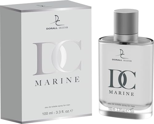 DORALL COLLECTION DC Marine Perfume Gift Set for Men (Eau de Toilette 100ml + Eau de Toilette 15ml + Shower Gel 50ml + After Shave 50ml) Gift for Him