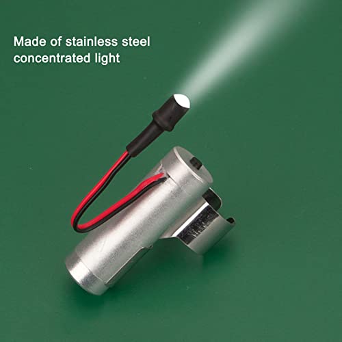 CRTGW LED Thumb Lamp, Adjustable Lighting Angle, Ear Pick Light, USB Charging Stainless Steel Ear Pick Thumb Light for Ear Picking, Earwax Cleaners Ear Grips, Ear Digging Lamp, LED Ear Pick Lamp