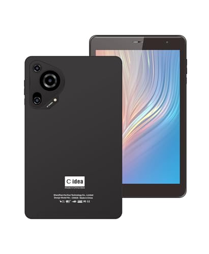 C idea 8" Smart Tablet CM828, Android 13 Kids Computer Tab with Wiresless Keyboard and Protective Cover, Single SIM 5G LTE Wifi, Zoom & Tiktok Supported (Black)
