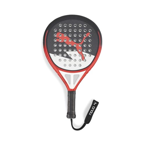 PUMA NOVA Male/Unisex Padel Racket Black- White-Active Red SIZE X