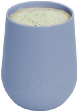 ezpz Mini Cup - 100% Silicone Training Cup for Toddlers (Indigo)
