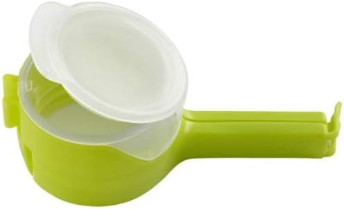 Generic 2 PCS Food Snack Storage Seal Sealing Pour Bag Clips Sealer(Green)