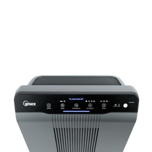 Winix 5300-2 Air Purifier for Allergy Sufferers with H13 HEPA Air Filter for Allergies, Dust, Pollen, Pet Hair, Air Quality Feedback and Car Mode, Air Purifier CADR 390 m³/h for 99 ㎡