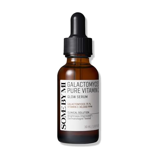 Some By Mi Galactomyces Pure Vitamin C Glow Serum | 30Ml | Daily Brightening Vitamin C Serum For Glass Skin | Improvement Of Skin Texture & Elasticity