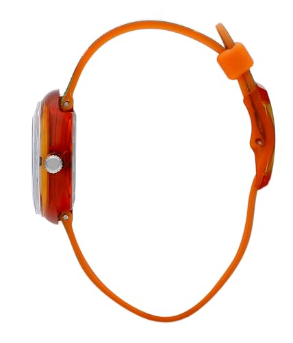 Lee Cooper Kids PC21S Movement Watch, Analog Display and Silicone Strap - LC.K.4.777, Green
