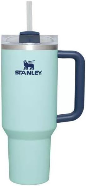 STANLEY Quencher H2.0 FlowState Stainless Steel Vacuum Insulated Tumbler with Lid and Straw for Water, Iced Tea or Coffee (PIne, 40 oz)