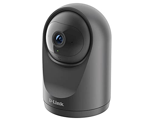 D-Link Compact Full Hd Pan & Tilt Wi-Fi Camera, Auto Motion Tracking Works With Google Assistant And Alexa, Black Dcs-6500Lh
