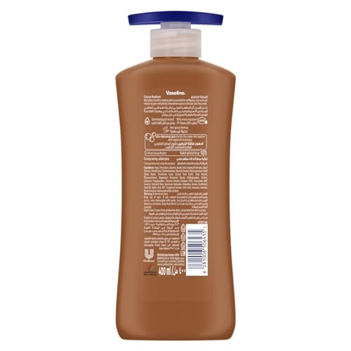 Vaseline Cocoa Radiant Body Lotion, 2 X 400ml