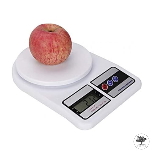 Sulfar Electronic Digital Kitchen Scale Portable Multi function Food Scale, High Precision for Perfect Meal, Auto Calibrate Function, High Accuracy up to 10kg with Back Light