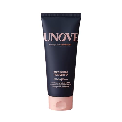 UNOVE Deep Damage Hair Treatment Mask Ex 207 ml/7fl.oz | Premium Nourishing Hair Mask | Conditioner for Dry Frizzy Damaged Hair with Keratin-PF | Strengthening & Hydrating