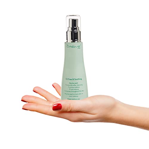 The Crème Shop Beauty Water Face Mist Spray. Oil-Free Moisturizer. MakEUp Setting & Primer. For Normal Oily Dry Sensitive Skin. 120Ml