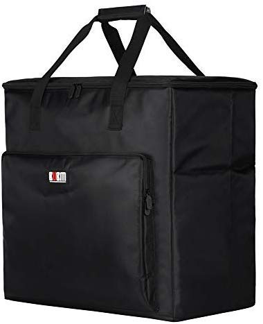 Buwico BUBM Desktop PC Computer Travel Storage Carrying Case Bag for Computer Main Processor Case, Monitor, Keyboard and Accessories