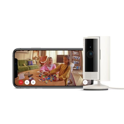 Ring Indoor Camera (2nd Gen) by Amazon | Plug-In Pet Security Camera | 1080p HD, Two-Way Talk, Wifi, Privacy Cover, DIY | alternative to CCTV system | 30-day free trial of Ring Home