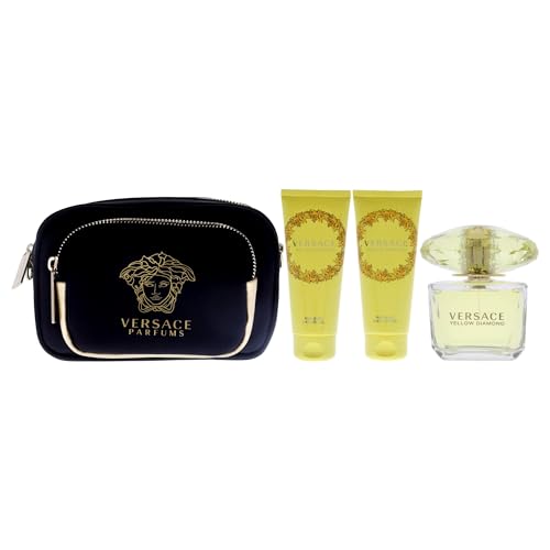 VERSACE YELLOW DIAMOND EDT 90 ML GIFT SET, 90.0 millilitre