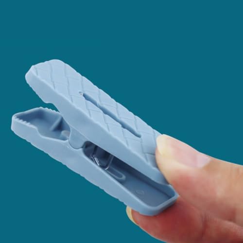 ECVV Colorful Plastic Clothespins - Heavy Duty Laundry Clothes Pins Clips Pegs, Drying Line Pegs Small Colored Clothes Pins for Outdoor, Clothesline Crafts Picture Clips Food Package Clips | 30 PIECES