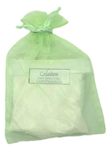 Lady Primrose Celadon Dusting Silk Pouch