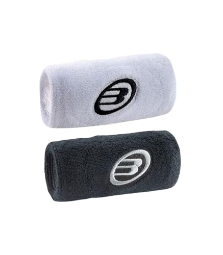Bullpadel Padel Wristbands 2 Units Black White Black/White One Size