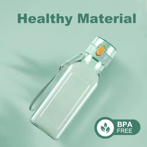 NALACAL Sports Water Bottle 700ml, Leakproof and BPA Free Drinks Bottle, Gym Water Bottle, Portable Reusable Waterbottle for Sports, Gym, University, Cycling, Travel Picnic Camping Hiking (Green)