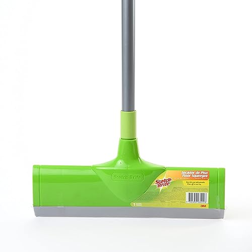 Scotch-Brite Floor Squeegee with Stick AS300, 1 set/pack | 30cm squeege + stick | Multipurpose | Rubber | Floor Wiper | Floor Brush | Kitchen | Garden | Wiper Bathroom Floor Wiper | All Floors