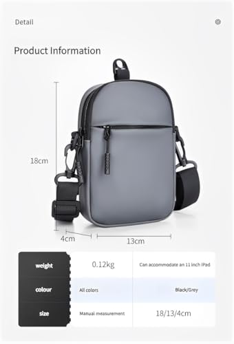 Skycare Waterproof Mini Sling Chest Bag - Multi-Purpose Lightweight Crossbody Bag for Men & Women