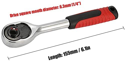 46pcs/set Socket Ratchet Torque Wrench Extension Bar Drill Bits Automobiles Repair Tools Kit Multifunction Repair Hand Tool Kit