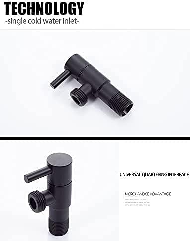 LOSCHEN LOSCHEN 1/2NPT Stainless Steel Bidet Sprayer kit for Toilet,Hand Held Sprayer Shattaf Toilet Attachment for Pet Bath/Personal Hygiene/Bathroom/Closestool,Easy to Install (Matte Black)