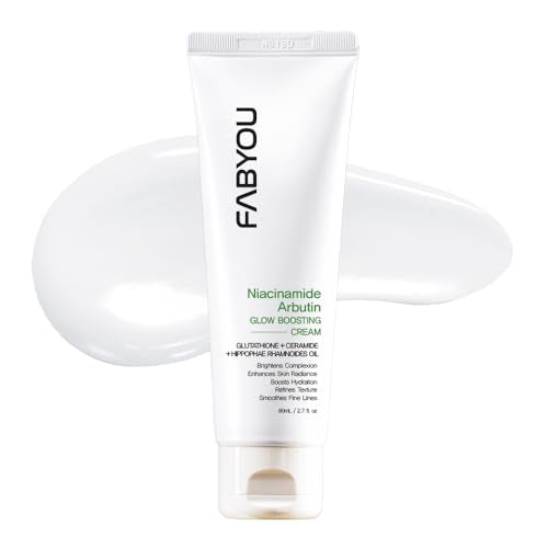 FABYOU Niacinamide Arbutin Glow Boosting Cream 80ml – Korean Skincare for Clarifying & Pore Care with 10% Niacinamide & Arbutin offering Fast Absorbing & Non-Irritating Formula