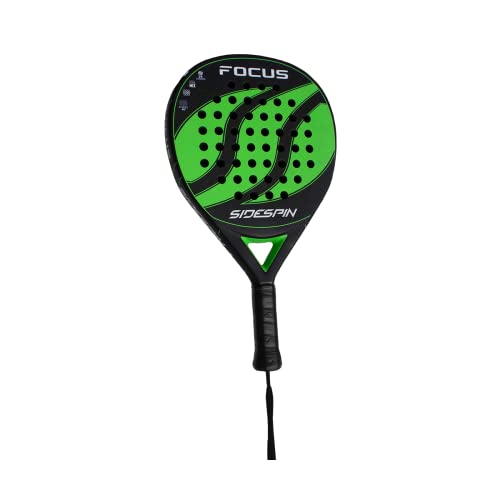 SideSpin - Professional SS Focus FCD 3K Padel Racquet | Power and Speed Racquet | for Offensive Players | Professional Men's Padel Racquet, Blue, Universal Size, Other Material