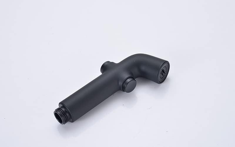 Handheld Bidet Toilet Sprayer Premium Toilet Bidet Handheld Adjustable Sprayer Cloth Diaper Shattaf Stainless Steel Shower Head(Black)