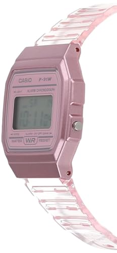 Casio Unisex Youth Digital Watch F-91Ws-4Df