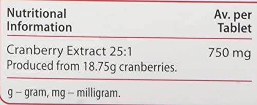 Vitabiotics Ultra Cranberry, 750 Mg - 30 Tabs